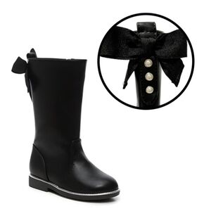 Black Dressy Girls 12 Boots